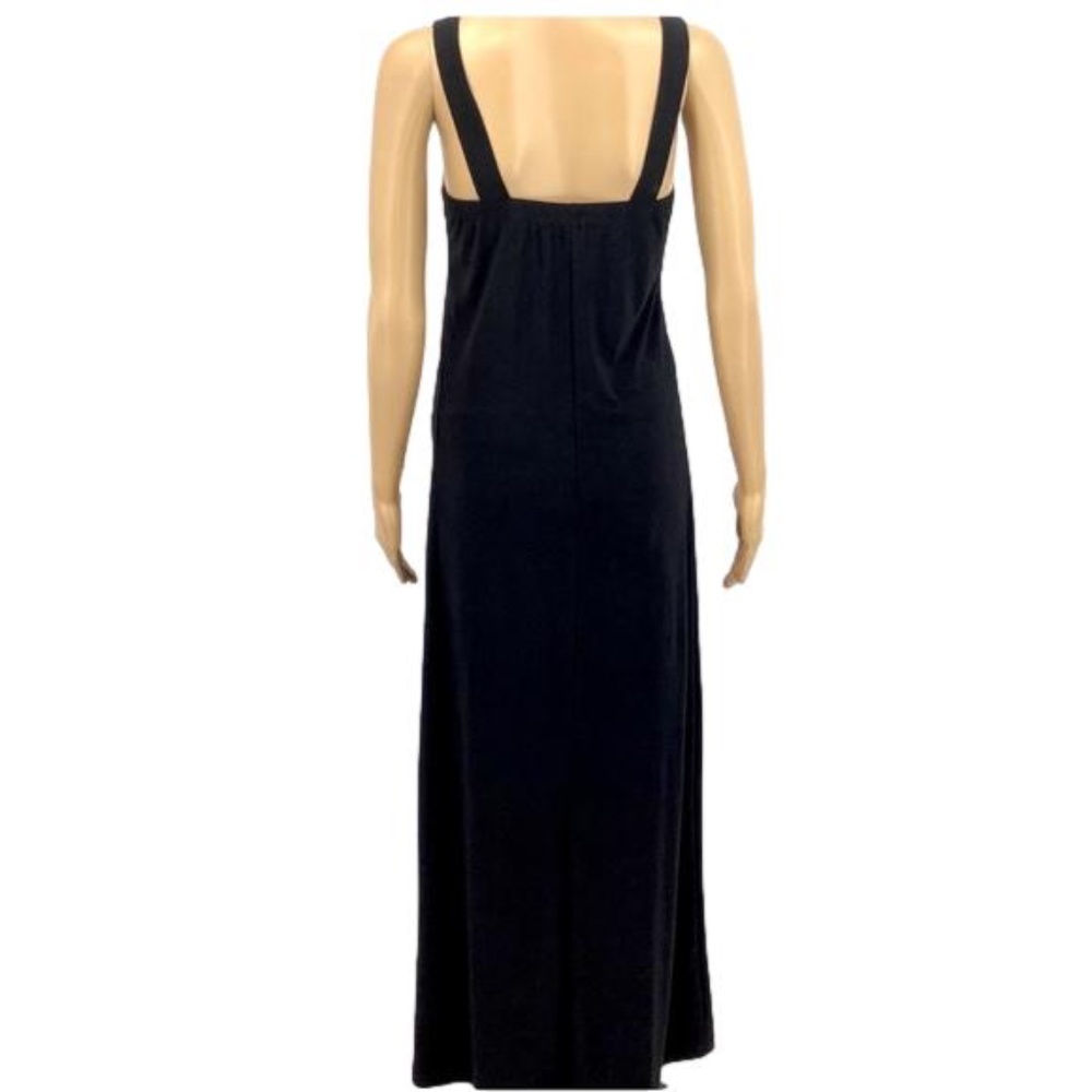 Studio Y Beaded Appliqué V-Neck Maxi Dress Boho - Picture 4 of 7